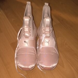 Puma | Women's Blush Satin Sneakers